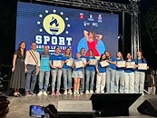Sport sotto le stelle, premiazione Annalisa Romiti, Cristiana Gaggioli, Annamaria Di Nunzio, Marzia Badini, Isabella Lodovichi, Lucia Giamboni, Alina Isidori, Aurora Gori, Bianca Biagiotti e Anita Sansone, Maria Giulia Cottini e Caterina Gnerucci, Giulia Belperio e Sofia Cipolleschi, Katy Agnelli e Davide Gregianin (Tennis Club Seven)
